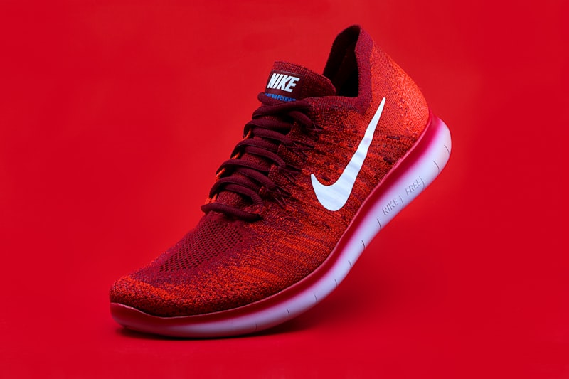 Sneaker coloris Rouge